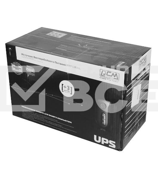 Источник бесперебойного питания Powercom Imperial IMP-525AP 315Вт 525ВА черный