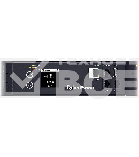 Блок распределения питания PDU CyberPower PDU83401 3ph 0U, Switched MBO, IN: 415V/16A, IEC309-16Aplug