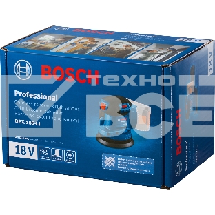 Эксцентриковая шлифмашина Bosch GEX 185-LI аккум. (06013A5021)