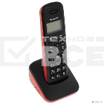 Телефон беспроводной (DECT) Panasonic KX-TGB610RUR, Монохромный, АОН, черный/красный, фото5