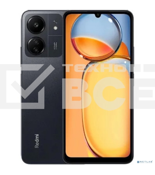 Смартфон Xiaomi Redmi 13C, 4/128Gb, черный