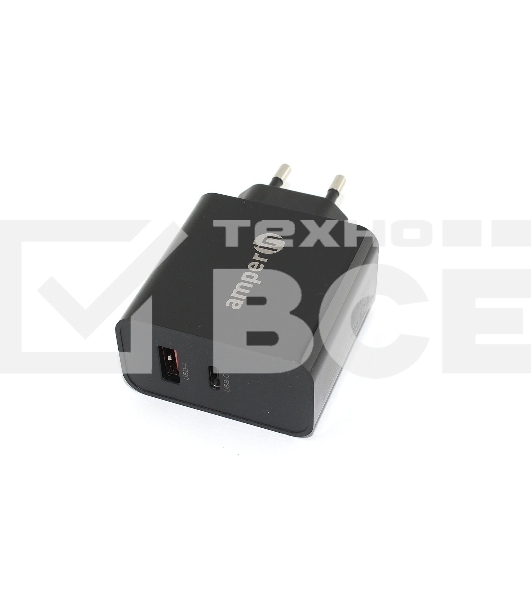 Блок питания (сетевой адаптер) Amperin USB-C (YDS-TC065-011PK) 65W, черный