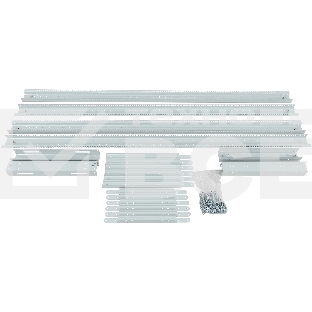 Стойка двухрамная NTSS NTSS-2POR24U/600-1000 24U 550ммx1000мм 600кг серый