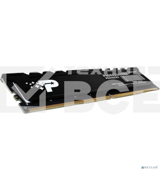 Оперативная память Patriot Signature Premium, DDR5, 16GB (1x16 GB), 5600 MHz, CL46, радиатор, черный