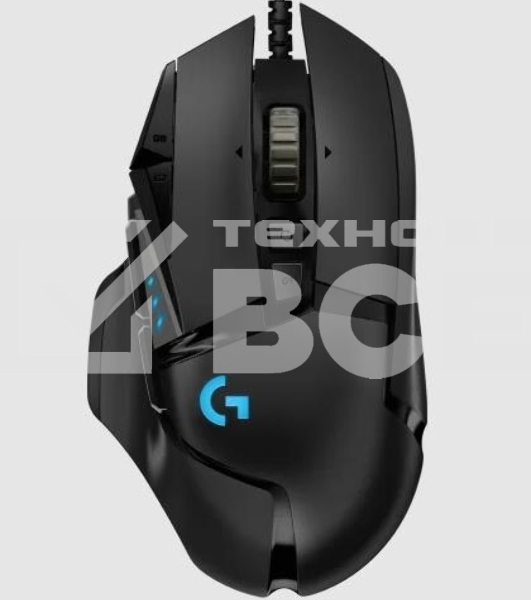 Мышь проводная Logitech G502 HERO черный, 25600 dpi, USB, кнопки - 11
