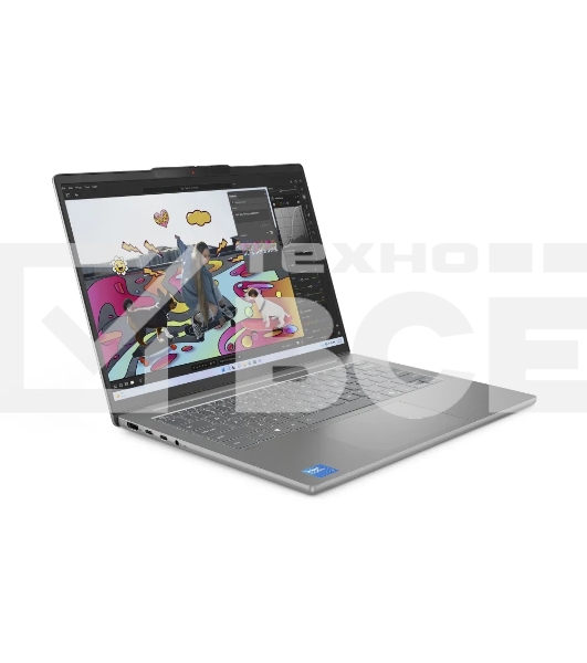 Ноутбук Lenovo IdeaPad Slim 5 14IRH10R 14'(1920x1200 OLED)/Intel Core 7 240H(2.5Ghz)/32768Mb/1024PCISSDGb/noDVD/Int:Intel Graphics/Cam/BT/WiFi/60WHr/war 1y/1.39kg/luna grey/noOS + 65W, RU kbd
