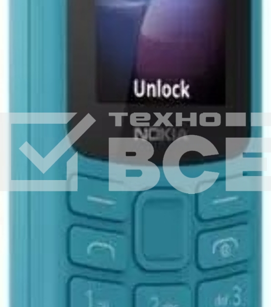 Мобильный телефон Nokia 105 TA-1557 DS EAC1 CYAN