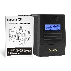 ИБП ExeGate Smart LB-600.LCD.AVR.2SH (600VA/360W, LCD, AVR, 2*Schuko, батарея 12V 7.2Ah, Black), фото9