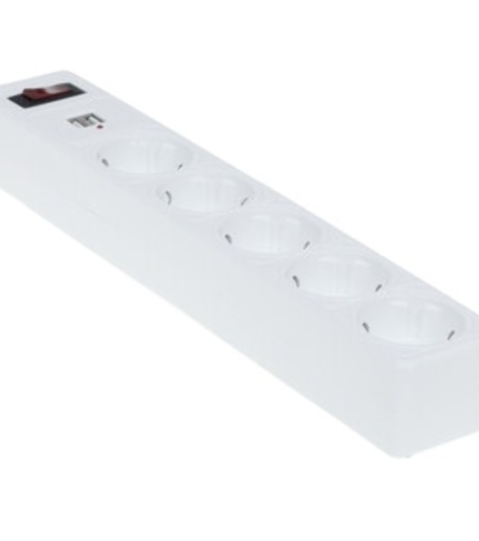 Сетевой фильтр Smartbuy (SBSP-5-30-G) 5 гн х 3,0 м серый