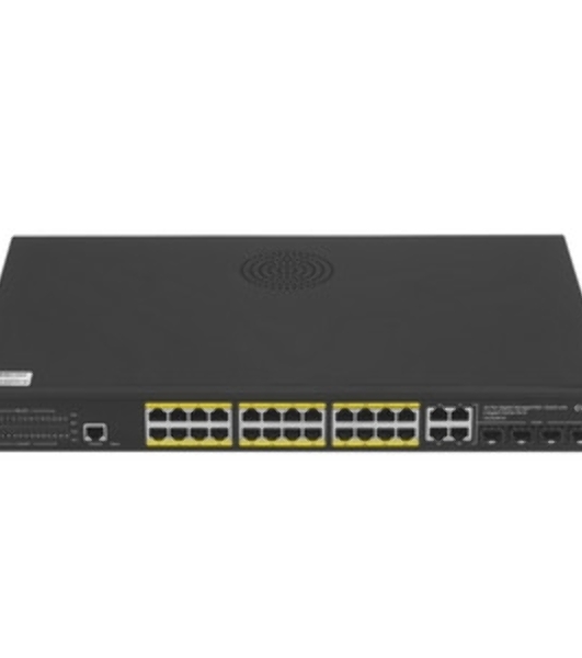 Коммутатор Cudy GS2028PS4-400W, 24×1 Гбит/с, 4×1 Гбит/с Combo (RJ-45/SFP)