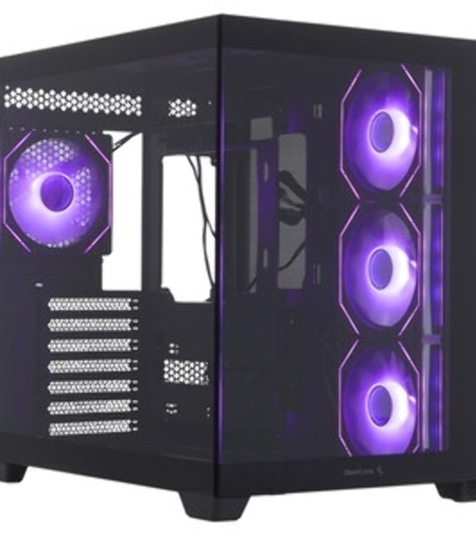 Компьютерный корпус Deepcool CG530 4F черный без БП ATX 2x120мм 2x140мм 2xUSB 2.0 1xUSB 3.0 audio bott PSU