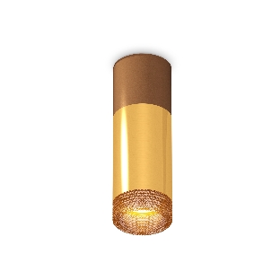 Светильник Ambrella Light XS6327061 PYG/SCF/CF золото желтое полированное/кофе песок/кофе MR16 GU5.3