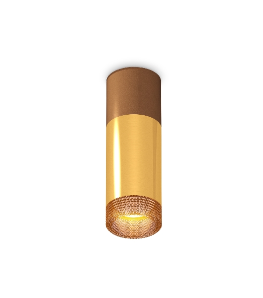 Светильник Ambrella Light XS6327061 PYG/SCF/CF золото желтое полированное/кофе песок/кофе MR16 GU5.3