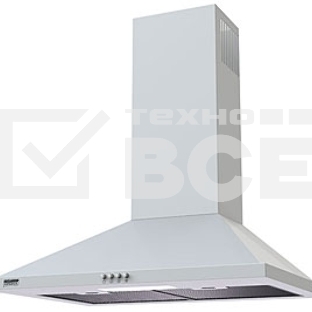Вытяжка Krona BELLA 600 белый push button  кухонная
