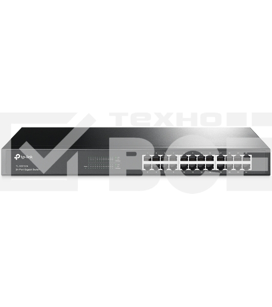 Сетевой коммутатор TP-Link SMB TL-SG1024 Коммутатор 24LAN 10/100/1000Mb/s Unmanagersd Gigabit Rackmount Switch