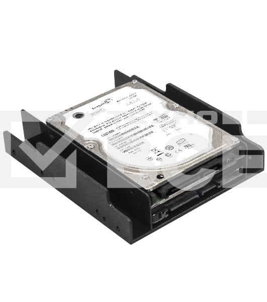 Салазки (переходник) ExeGate EX292545RUS HD-22T3P пластиковые для установки 2xHDD/SSD 2.5