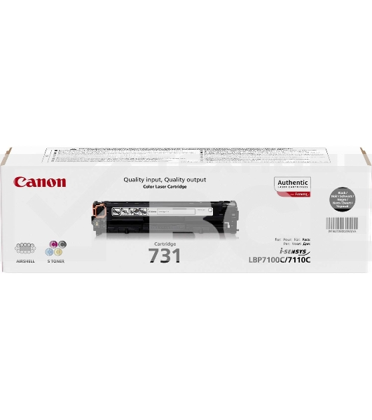 Картридж лазерный Canon Cartridge 731BK (6272B002) черный (1400 стр.) для Canon LBP7100Cn/7110Cw