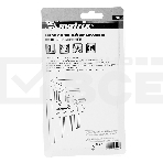 Набор ключей имбусовых Matrix HEX, 2–12 мм, CrV, 9 шт., короткие, сатин., фото 1