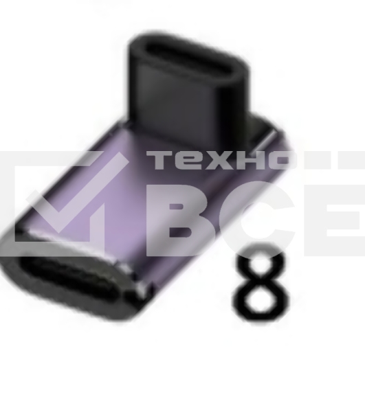 Переходник USB 4 Type C  угловой тип 7