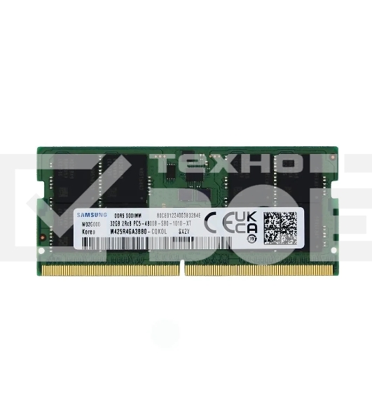 Оперативная память Samsung, DDR5, 32GB (1x32GB), 4800MHz, CL40, SO-DIMM