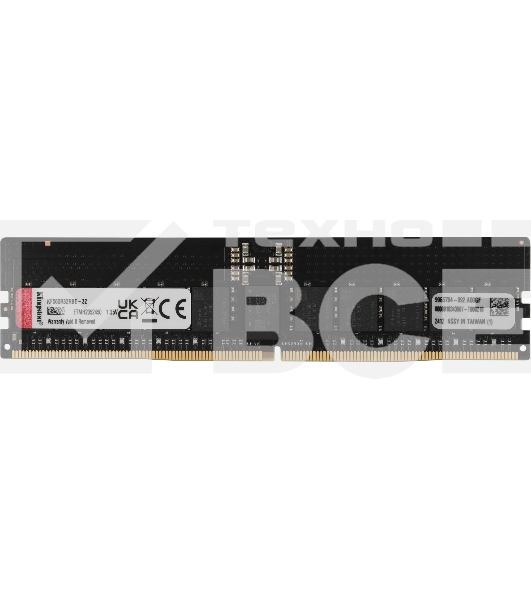 Оперативная память Kingston Fury Renegade Pro, DDR5, 32GB (1x32GB), 6000MHz, CL32, ECC, RDIMM
