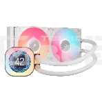 Система жидкостного охлаждения Water Cooling System Corsair iCUE LINK TITAN 240 RX LCD (240мм, белый, RGb/Fans: 2x120мм, 73.5CFM, 36dBA, 2100RPM/S: 1851, 1700, AM5, AM4), фото6