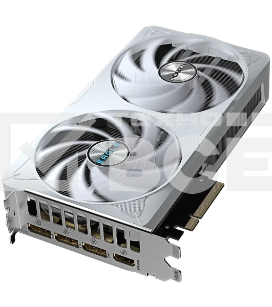 Видеокарта Gigabyte GeForce RTX 5060 Ti Eagle OC Ice, NVIDIA RTX 5060 Ti, 8 ГБ GDDR7, 128 бит, PCI-e 5.0, 1xHDMI, 3xDP, 2617 МГц