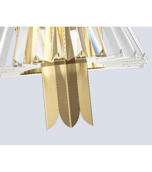 Настенный светильник Ambrella light LH41029/2 BS/CL латунь/прозрачный E14*2 max 40W 310*180*460