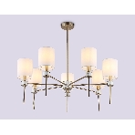 Люстра Ambrella light LH72373/7 DBS/WH темная латунь/белый E14/7 max 40W D840*720, фото3