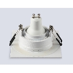 Светильник Ambrella light TN1143 WH белый IP44 GU5.3 95*95*38, фото5