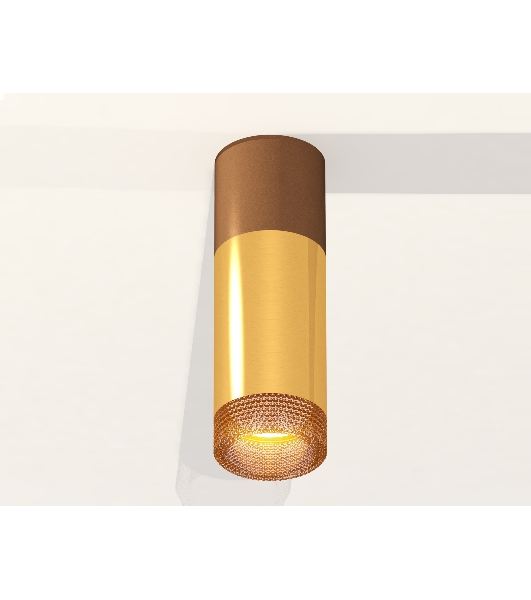Светильник Ambrella Light XS6327061 PYG/SCF/CF золото желтое полированное/кофе песок/кофе MR16 GU5.3