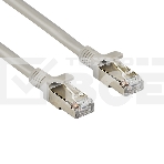 Патч-корд Exegate FTP-RJ45-RJ45-C5e-CU-5M-GY, FTP, cat.5e, 5м, медь, серый, фото 1