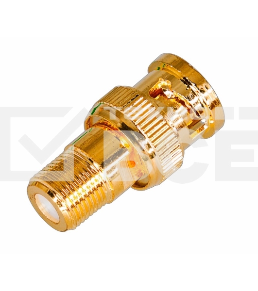 Переход гнездо F - штекер BNC GOLD Rexant