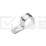 Скоба крепежная однолапковая СМО d19-20мм метал. оцинк. (уп.100шт) Fortisflex 49120, фото 1
