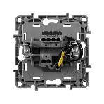 Выключатель одноклавишный с подсветкой/индикацией, автоматические клеммы, Etika, 10AX, 250В~, алюминий Выключатель одноклавишный с подсветкой/индикацией, автоматические клеммы, Etika, 10AX, 250В~, алюминий, фото2