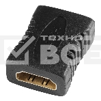Адаптер аудио-видео Buro HDMI (f)/HDMI (f) Позолоченные контакты черный (BHP-ADP-HDMI-2.0), фото 1