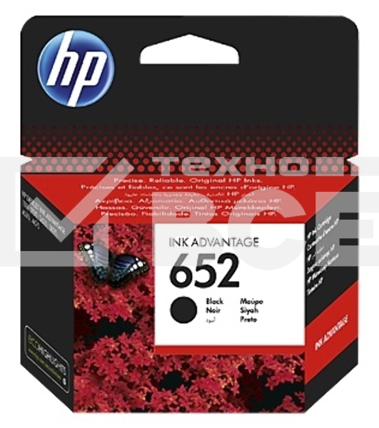 Картридж струйный HP №652 (F6V25AE) черный, 360 стр., для DJ IA 1115/2135/3635/4535/3835/4675