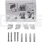 Доска магнитно-маркерная Silwerhof белый 100x150см алюминиевая рама, фото 1