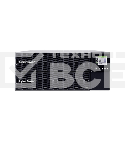 Источник бесперебойного питания UPS CyberPower OL8KERTHD Online 8000VA/8000W USB/RS-232/Dry/EPO/SNMPslot/BM/ENV/RJ11/45/ВБМ (6 IEC С13, 1 IEC C19, terminal)