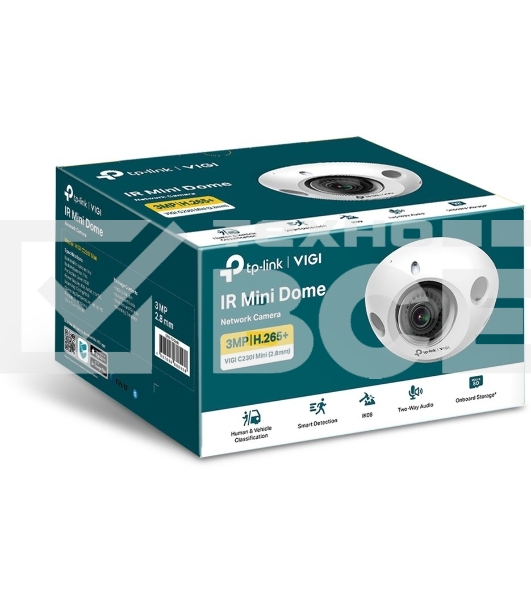 Компактная купольная IP-камера VIGI C230I Mini(2.8мм) 3 Мп