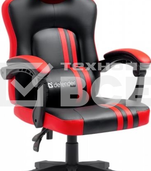Кресло игровое Defender MERCURY BLACK/RED 64320