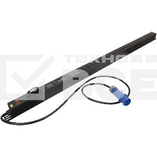 Блок распределения питания Powercom PDU-32AVMS24-14C3-10C9-1P