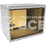 Шкаф коммутационный Suprlan (05-1093) настенный 12U 600x450мм пер.дв.стекл направл.под закл.гайки 70кг RAL 7035 385мм 19кг 500мм, фото6