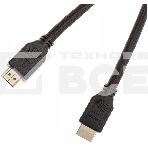Кабель аудио-видео Cactus CS-HDMI.2-1.8 HDMI (m)/HDMI (m) 1.8м. Позолоченные контакты черный, фото3