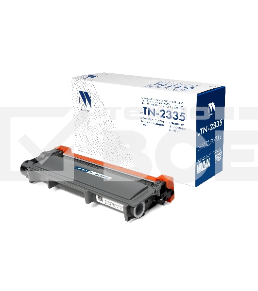 Картридж NVPrint совместимый TN-2335 для Brother DCP-L2500/DCP-L2520/DCP-L2540/DCP-L2560/HL-L2360/HL-L2365/HL-L2340/HL-L2300/MFC-L2700/MFC-L2720/MFC-L2740 (1200k)