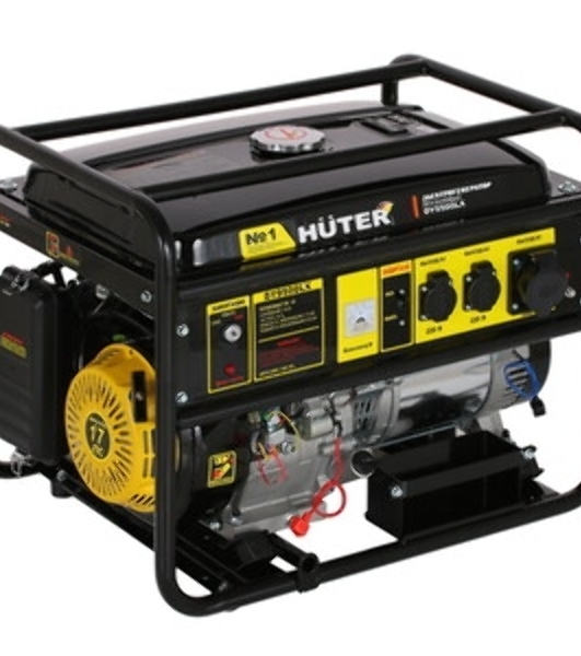 Электрогенератор бензиновый Huter DY9500LX-3, 8кВт, 91 дБ, 81 кг