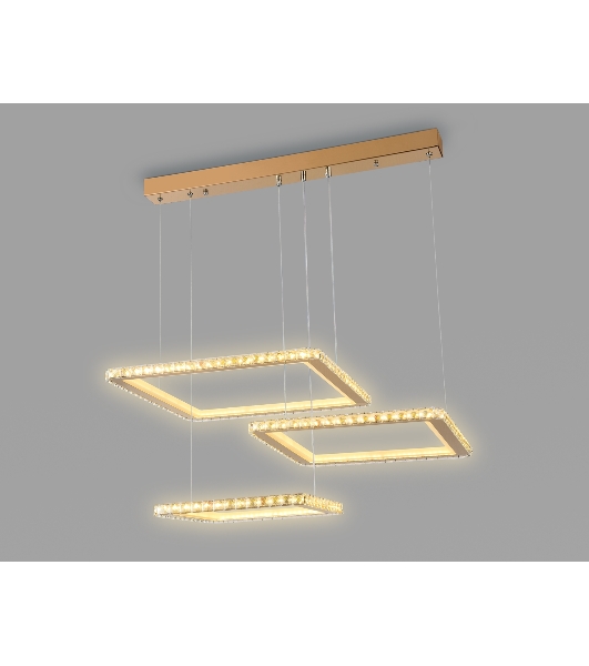 Светильник Ambrella light FA1761/3 GD золото 180W 3000K+6400K/3000K/6400K/4200K+4200K 680*460*740 (ПДУ РАДИО 2.4G)