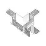 GL1035 WH белый коннектор T-образный для накладного шинопровода Magnetic 220V 105*75*52, фото6