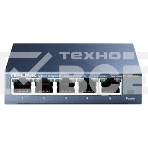 Коммутатор TP-Link SOHO TL-SG105 5-port Desktop Gigabit Switch, 5 10/100/1000M RJ45 ports, metal case, фото 1