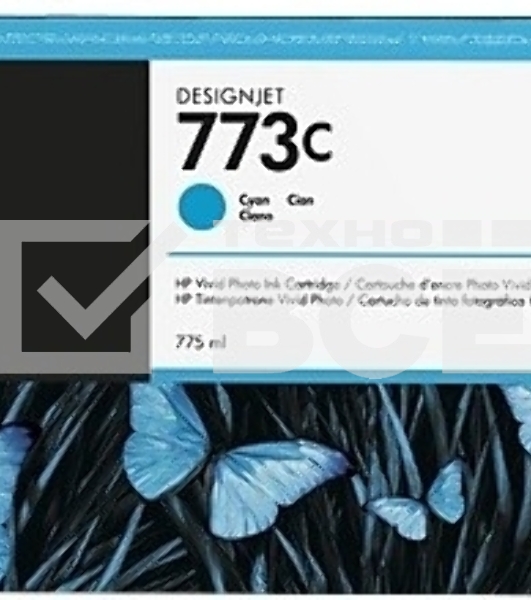 Картридж струйный HP 773C (C1Q42A) голубой для HP Designjet Z6600/Z6800 (775мл)